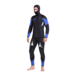 SBART 5mm divdaļīgs vīriešu hidrotērps ar masku - Image 3